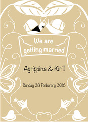 Wedding invitation
