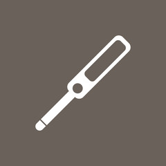 Crutches Icon on Dark Gray Color. Eps-10.