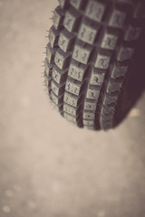 Trial motorcycle knobby tire