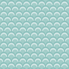 Fototapeta na wymiar Retro circle pattern blue theme