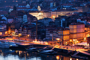 City of Porto Old Town by Night