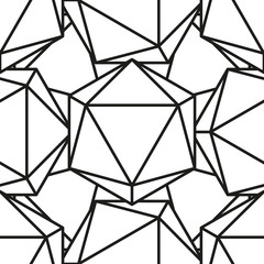 icosahedron pattern vector4