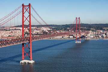 25 de Abril Bridge in Lisbon