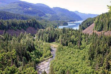 Fototapeta na wymiar Coastal Mountains, British Columbia