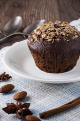 the chocolate muffin