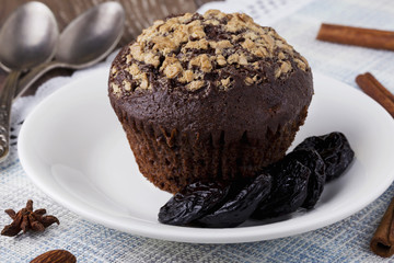 the chocolate muffin