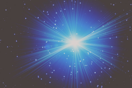 Fototapeta Milky way stars and star-dust in deep space / cosmos.