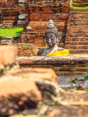 Ancient statue of buddha