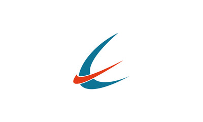  letter E business company logo