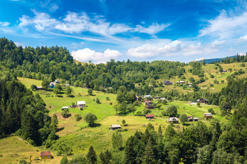 Mountains in Carpathians, Ukraine