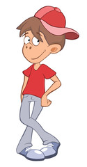  Illustration of Cute Boy