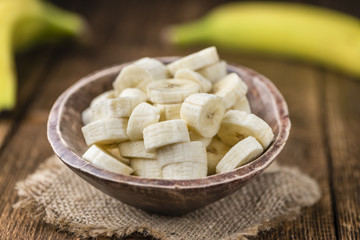 Sliced Bananas