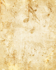 Old music sheet