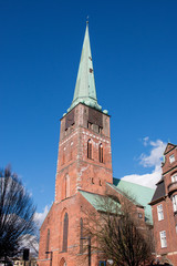 Fototapeta premium Jakobikirche Lübeck Schleswig-Holstein