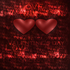  valentines hearts illustration