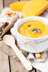 Pumpkin cream soup