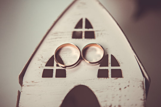 House With Windows And Wedding Rings