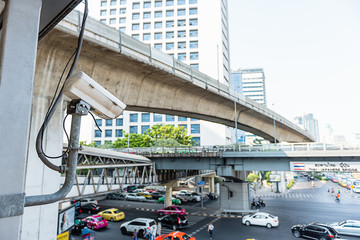 CCTV Camera or surveillance Operating on traffic road