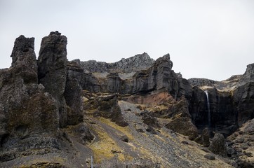 Fototapeta premium Landschaft bei Nupsstadur