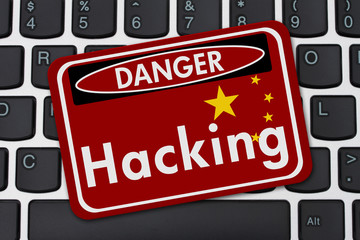 Chinese Hacking Danger Sign