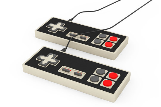 Retro Abstract Game Controllers