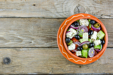 Spring salad and a vitamin mix