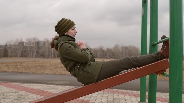 Woman doing exercise