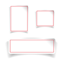 Empty vector label set red