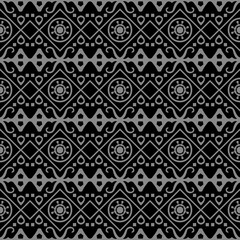 Elegant dark antique background image of check round aboriginal geometry