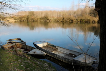 early spring and boats