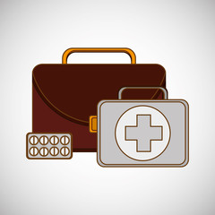 Medical care design, Vector illustration