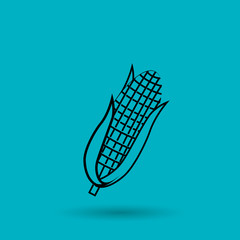 corn icon design 