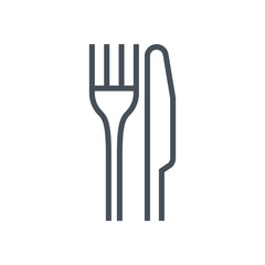 Fork and knife icon