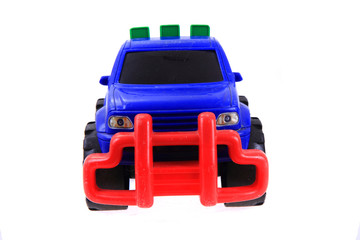 blue plastic car toy