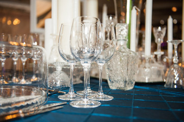 Table setting for wedding or event