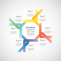 Vector infographic template
