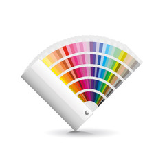 Fan color isolated on white vector