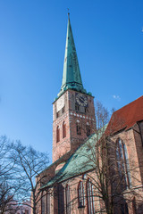 Fototapeta premium Jakobikirche Lübeck Schleswig-Holstein