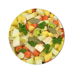 Suppengemüse, vegetable soup