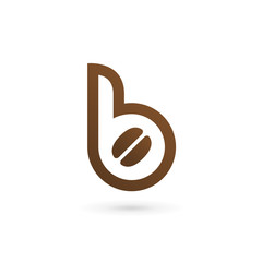Letter B coffee logo icon design template elements © arbuzu