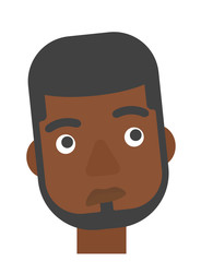 Young depressed man.