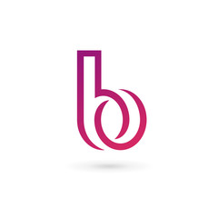 Letter B logo icon design template elements