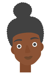 Smiling happy woman.