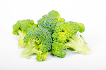 Broccoli vegetable isolated on white background 