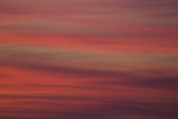 Detalle abstracto del cielo al atardecer