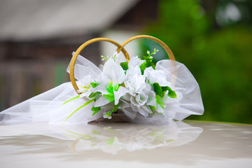 Wedding car decoration
