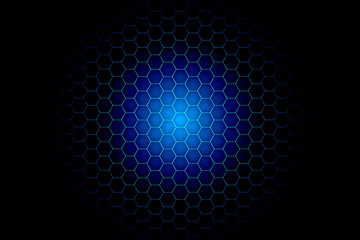 blue hexagon background
