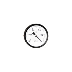 Analog vacuummeter with black scale