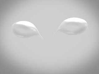 Set of speech and thought bubbles, element for design