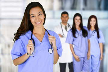 Fototapeta premium Nurse In Hospital